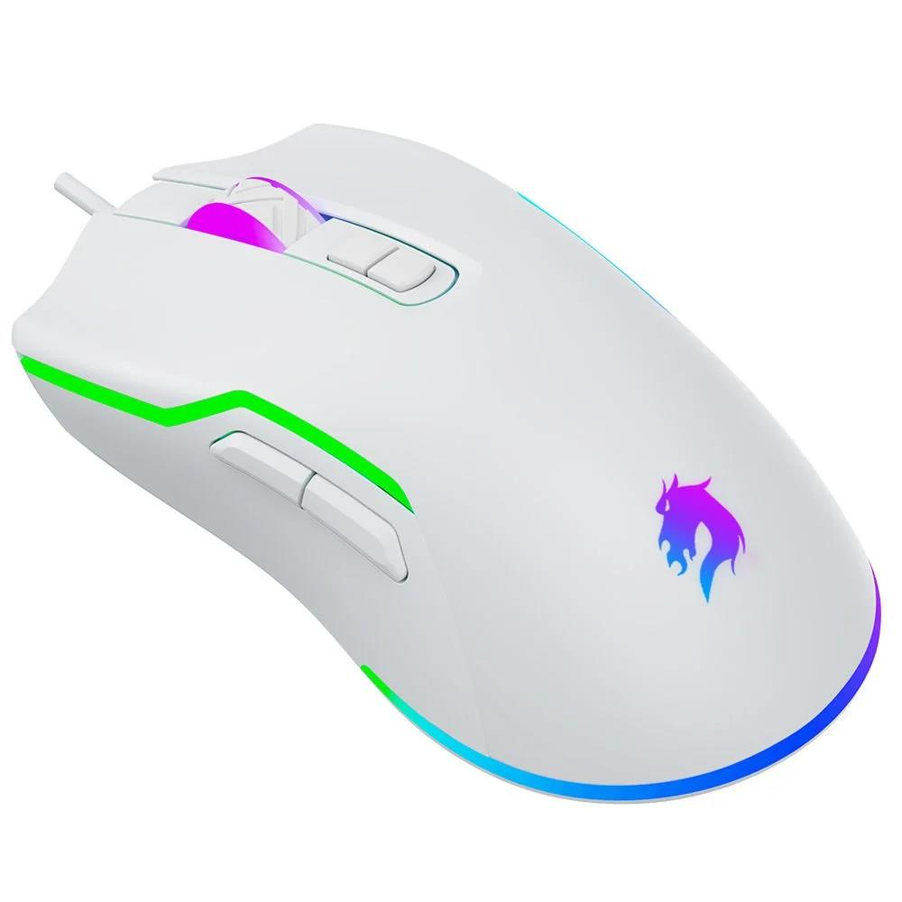 GameBooster M18 Inferno RGB 10.000 DPI Beyaz Kablosuz Gaming Mouse - Görsel 2
