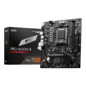 MSI PRO B650M-B 6800MHz(OC) DDR5 Soket AM5 HDMI M.2 HDMI VGA USB 3.2 mATX Anakart